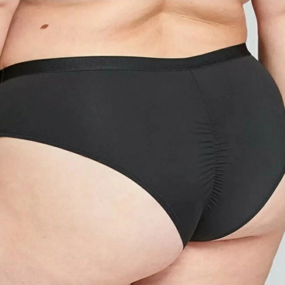 Cacique Panties Womens 30/32 Black Extra Soft Full Brief NEW - Picture 3 of 7